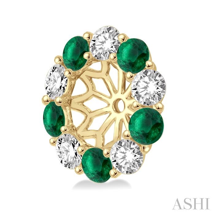 Gemstone & Diamond Earrings Jacket-3
