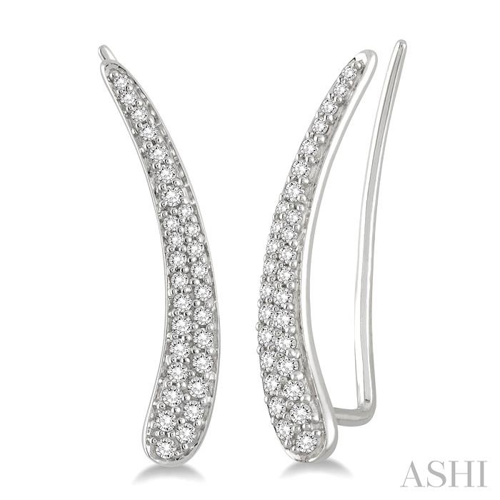 DIAMOND FASHION EAR CLIMBERS