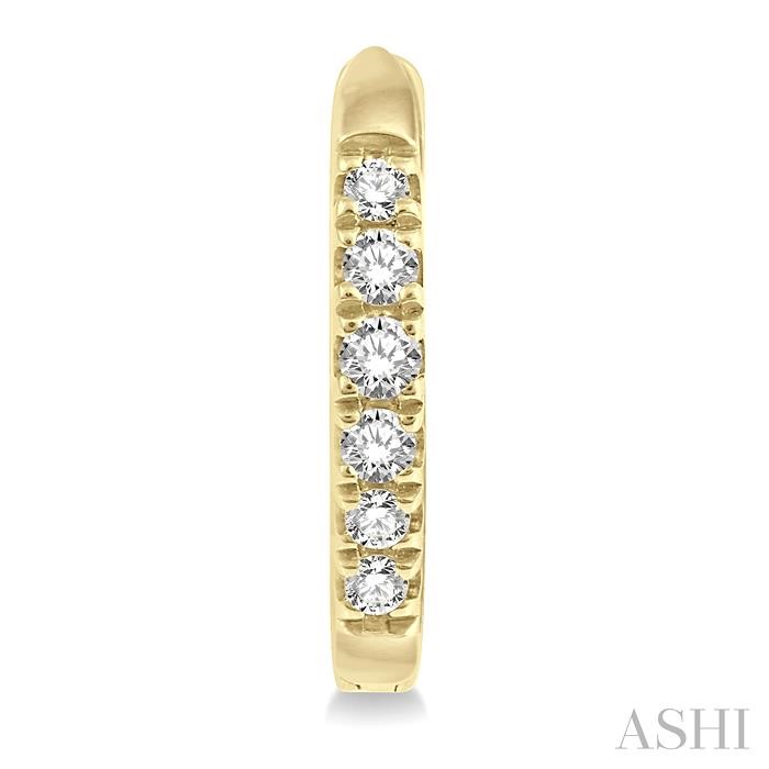 Petite Diamond Huggie Fashion Earrings-2