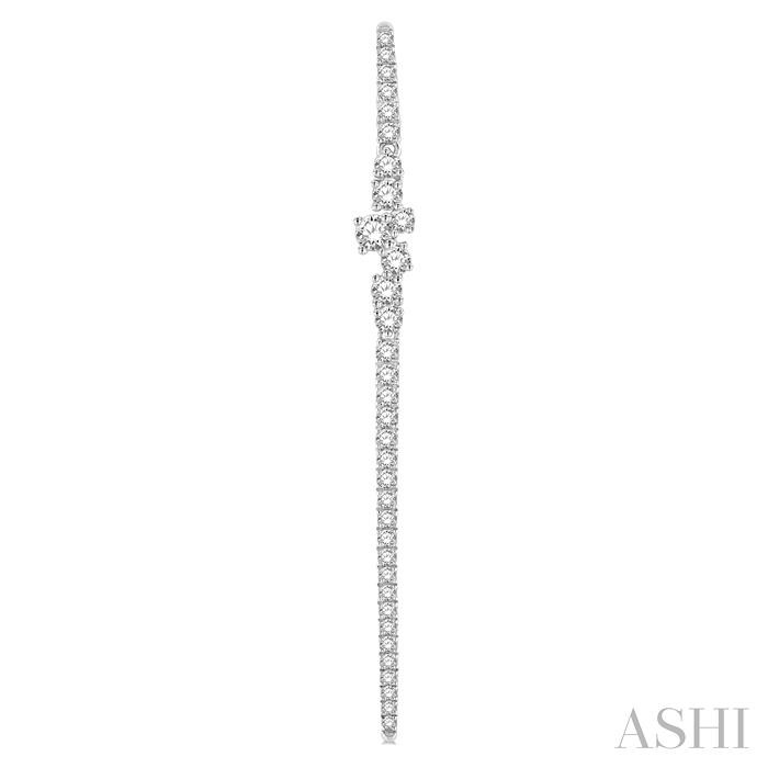 Scatter Diamond Long Earrings-2