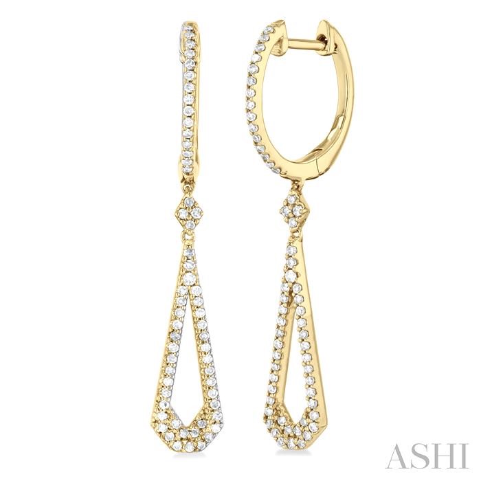 DROP DIAMOND FASHION EARRINGS