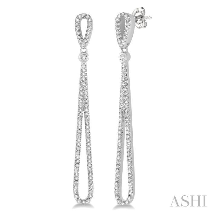 DIAMOND FASHION LONG EARRINGS