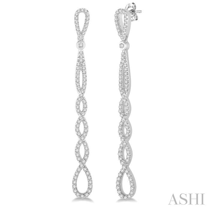 DIAMOND FASHION LONG EARRINGS