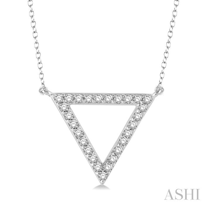 TRIANGLE DIAMOND PENDANT