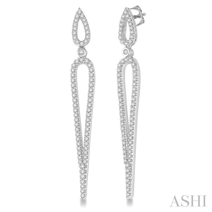 DIAMOND FASHION LONG EARRINGS