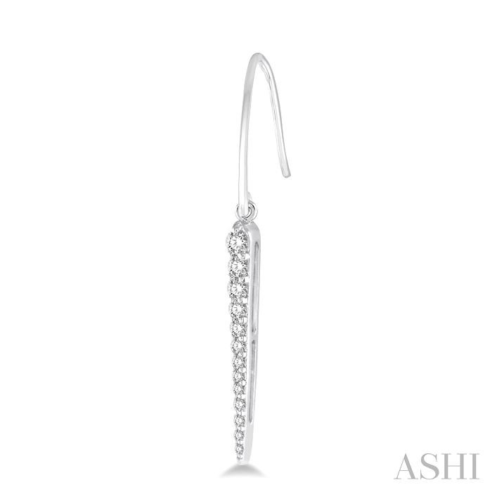Icicle Diamond Fashion Long Earrings-3