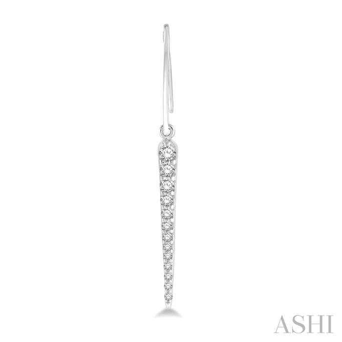 Icicle Diamond Fashion Long Earrings-2