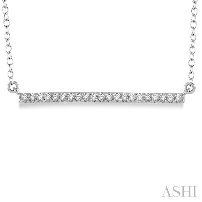Bar Diamond Necklace-3