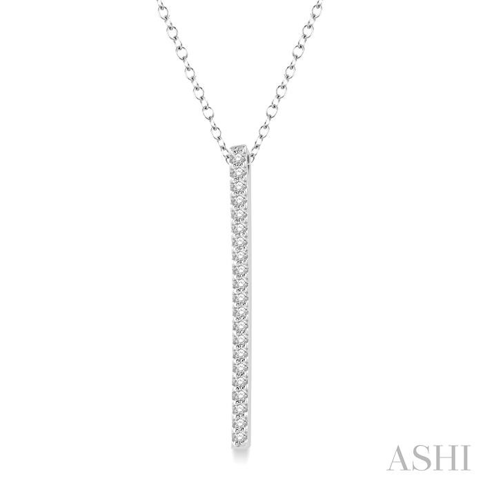 Vertical Bar Diamond Pendant-2