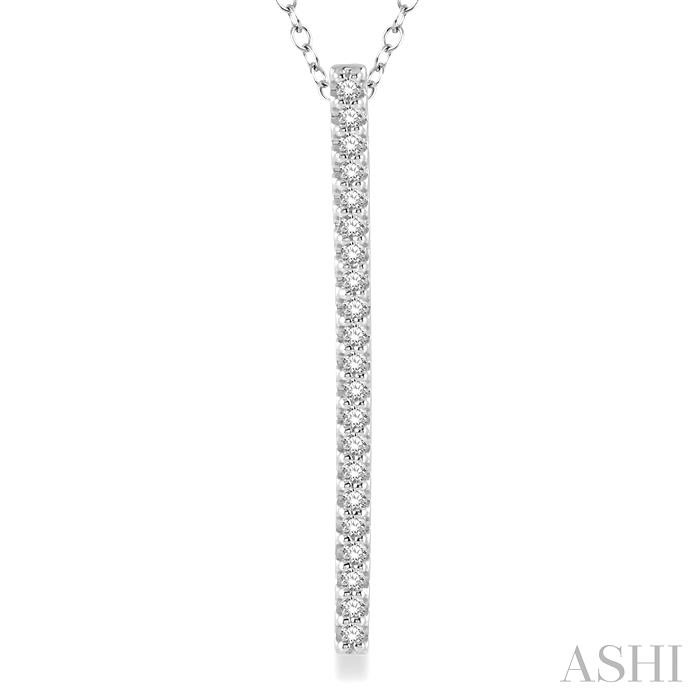 Vertical Bar Diamond Pendant-3