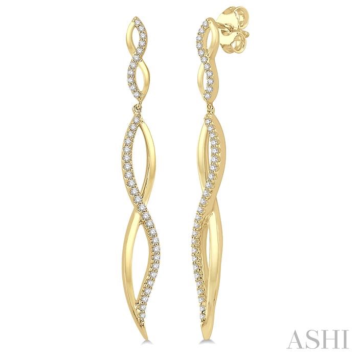 DIAMOND FASHION LONG EARRINGS