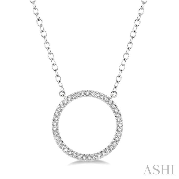 CIRCLE DIAMOND FASHION PENDANT