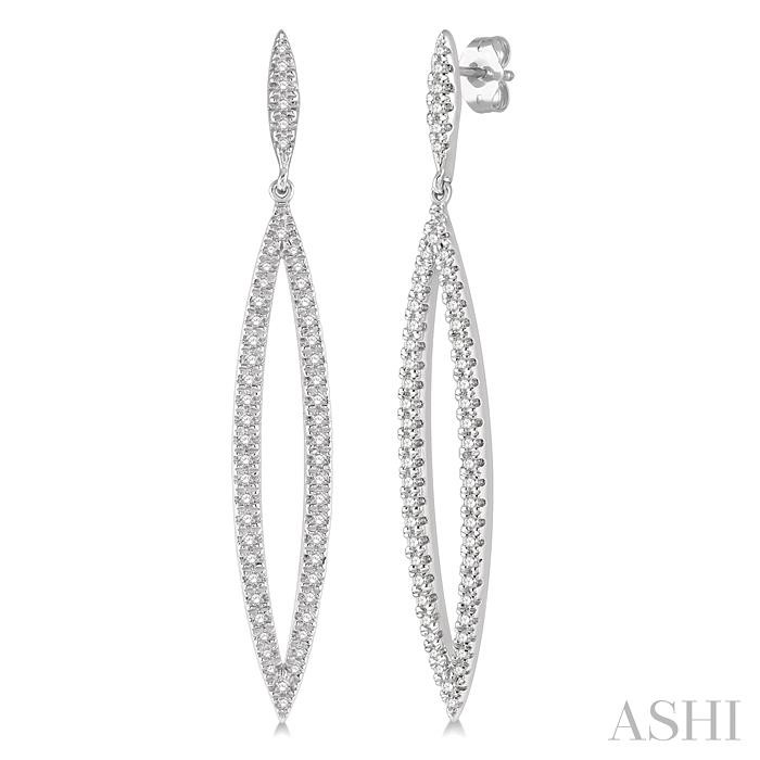 DIAMOND FASHION LONG EARRINGS