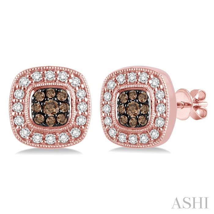 CHAMPAGNE DIAMOND FASHION EARRINGS