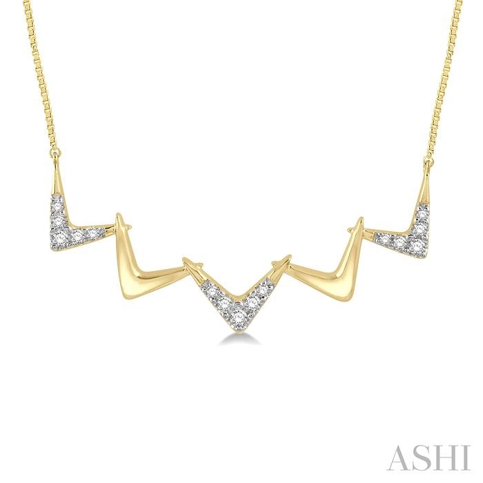 ZIG-ZAG DIAMOND NECKLACE