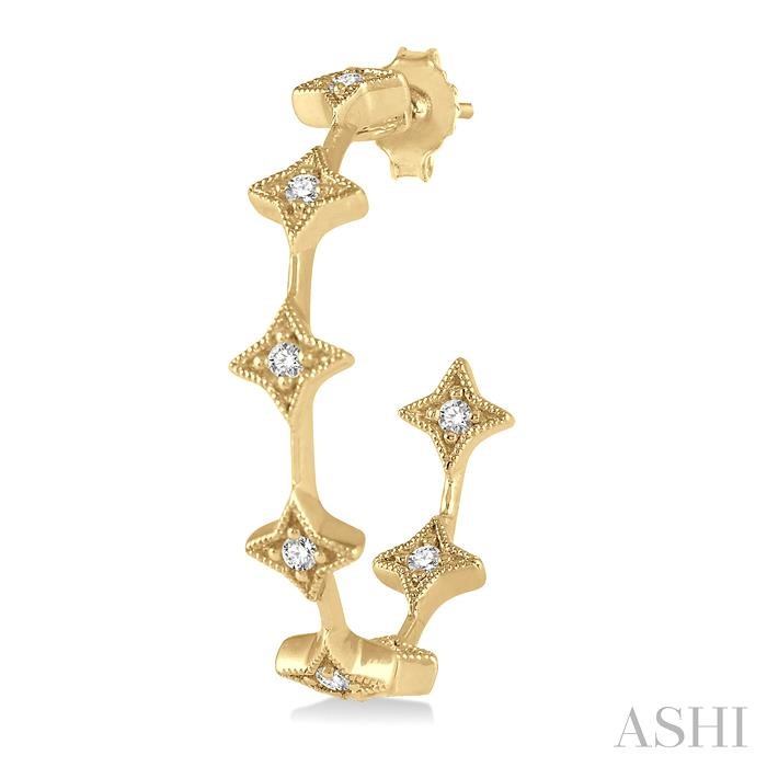 Inside-Out Diamond Half Hoop Earrings-3