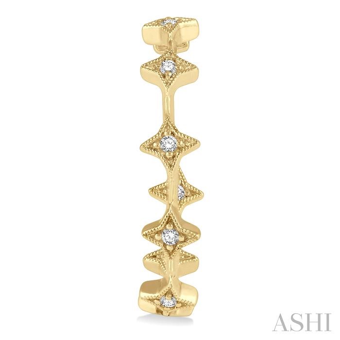 Inside-Out Diamond Half Hoop Earrings-2