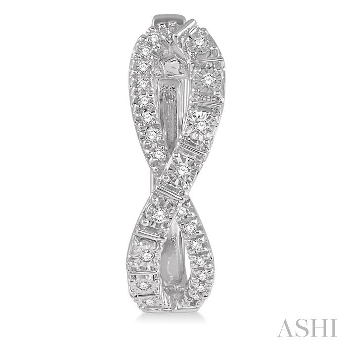 Diamond Fashion Hoop Earrings-2