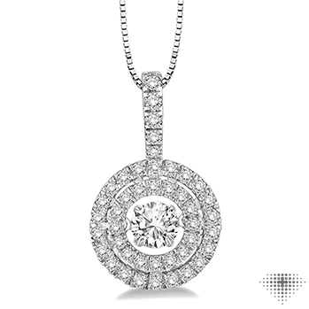 EMOTION HALO DIAMOND PENDANT