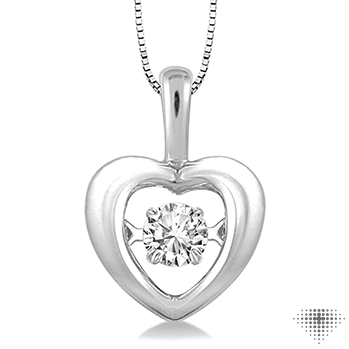 Heart Shape Emotion Diamond Pendant