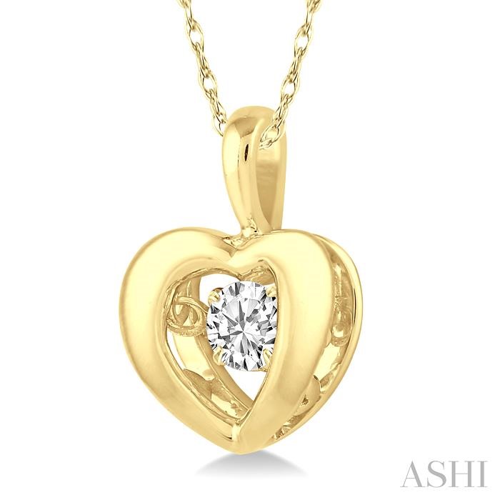 Heart Shape Emotion Diamond Pendant-2