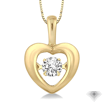 Heart Shape Emotion Diamond Pendant