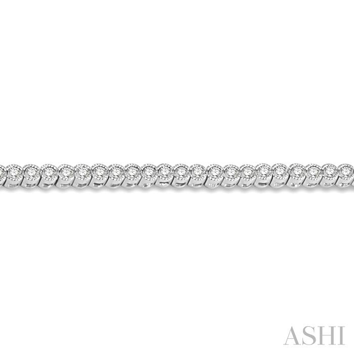 Illusion Diamond Tennis Bracelet-3