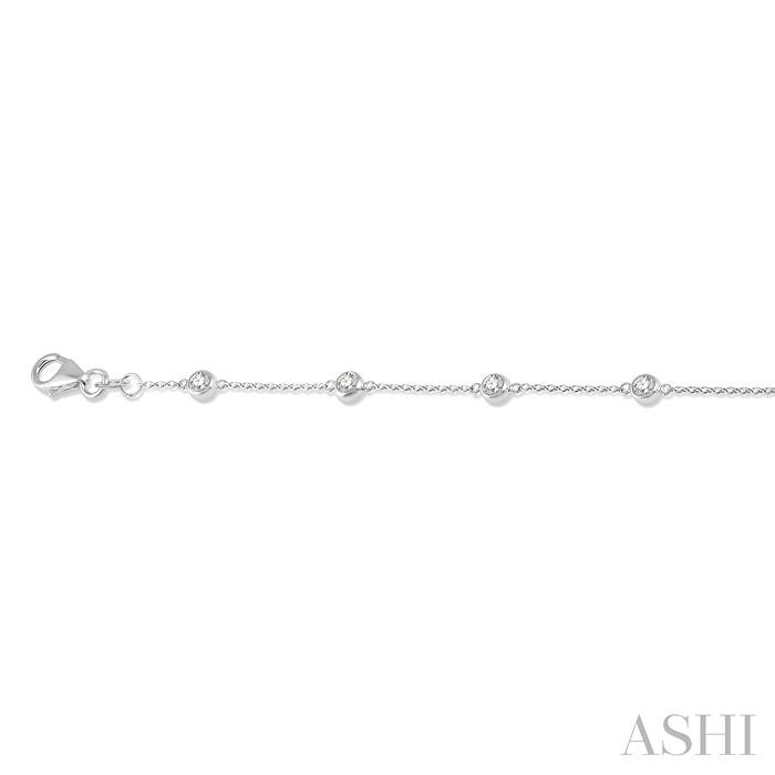 Diamond Station Chain Bracelet-3
