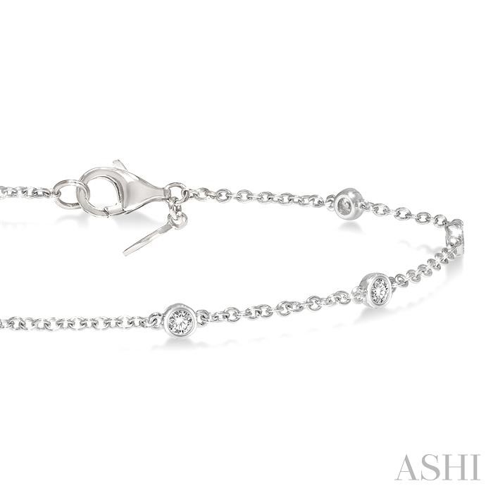 Diamond Station Chain Bracelet-2