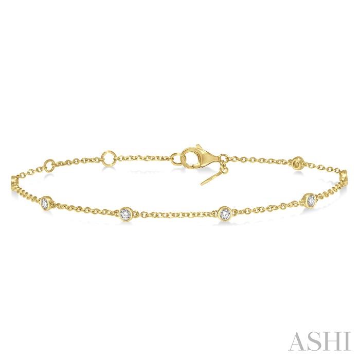 DIAMOND STATION CHAIN BRACELET