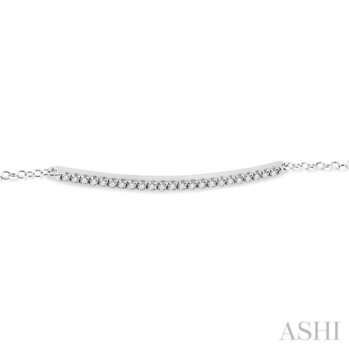 Bar Diamond Chain Bracelet-3