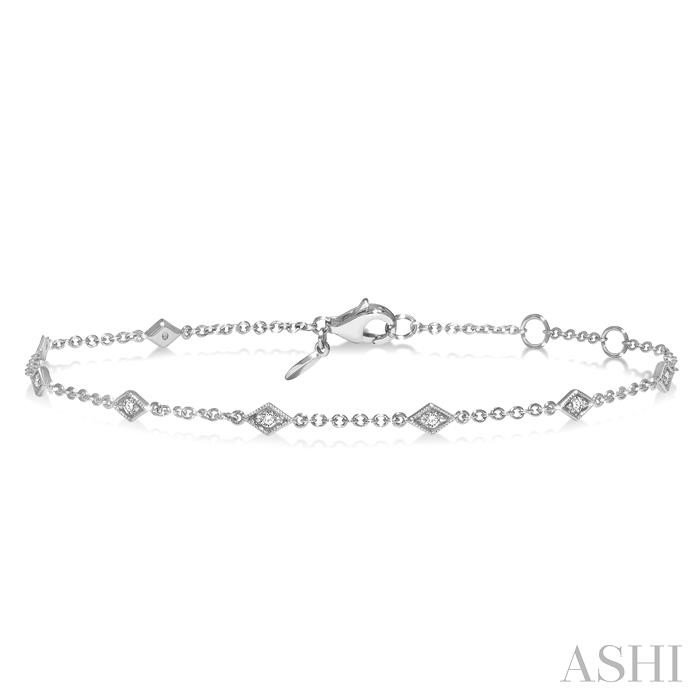 KITE DIAMOND STATION CHAIN BRACELET