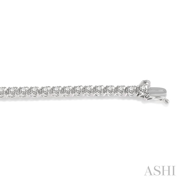 Tulip Diamond Tennis Bracelet-3