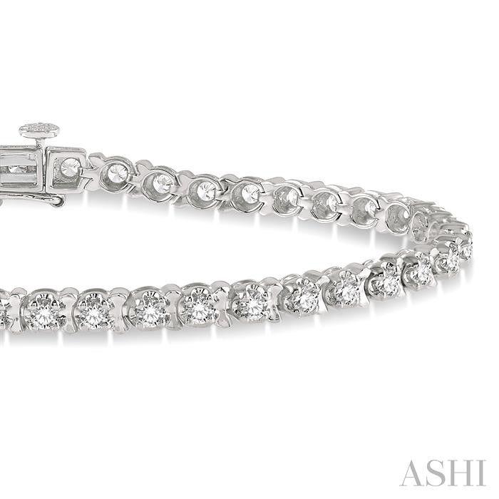 Tulip Diamond Tennis Bracelet-2