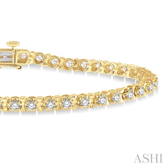 Tulip Diamond Tennis Bracelet-2
