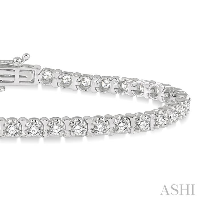 Tulip Diamond Tennis Bracelet-2