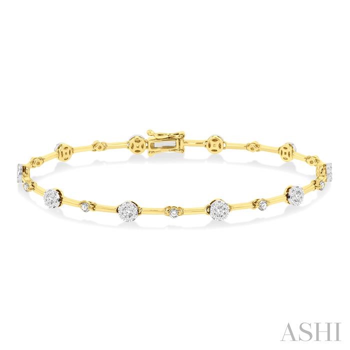 LOVEBRIGHT DIAMOND BAR BRACELET