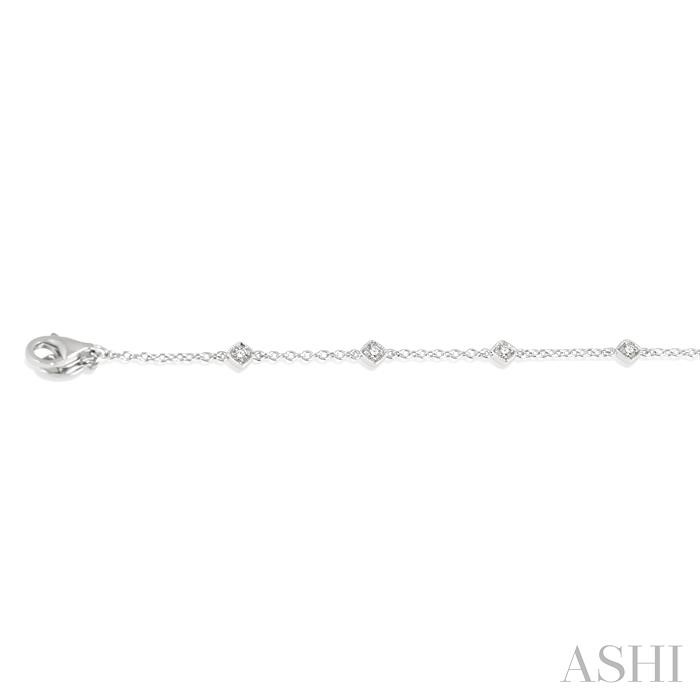 Diamond Station Chain Bracelet-3