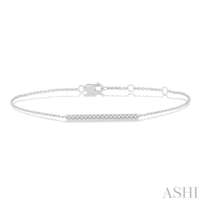 Bar Petite Diamond Fashion Chain Bracelet