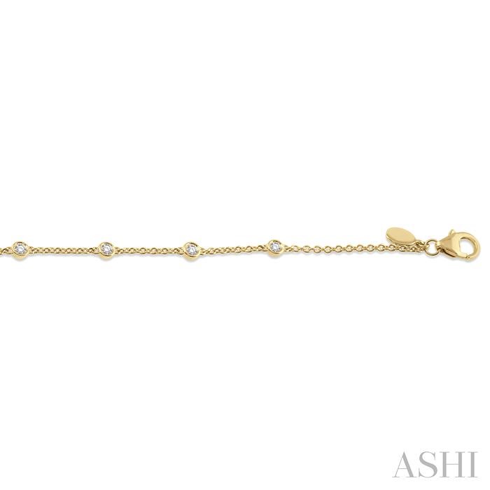 Diamond Station Chain Bracelet-3