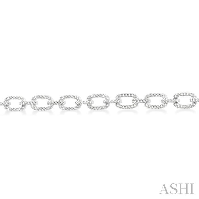 Paperclip Diamond Fashion Bracelet-3