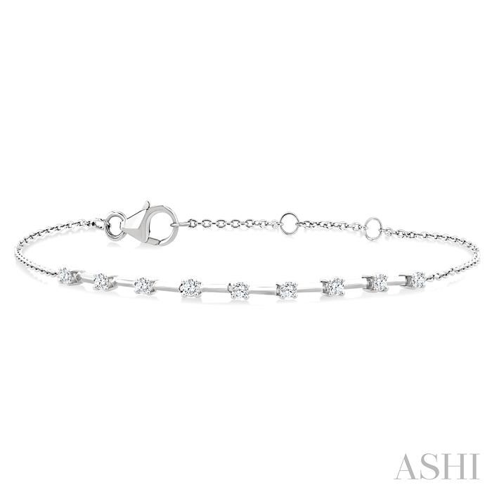 Floating Diamond Fashion Chain Bracelet