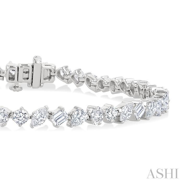 Mixed Shape Diamond Bracelet-2