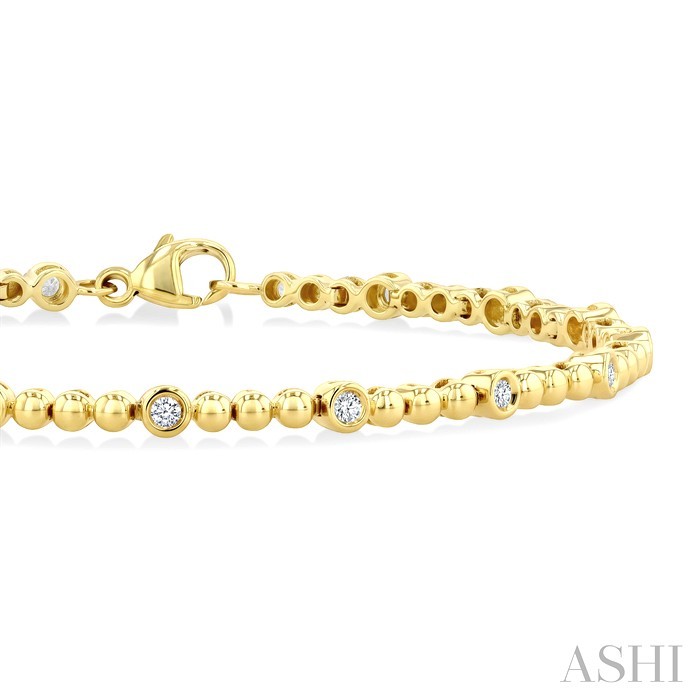 Bead Bijoux Bezel Diamond Fashion Bracelet