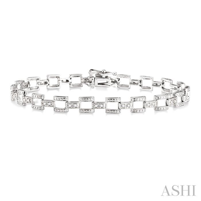 BAR LINK DIAMOND BRACELET