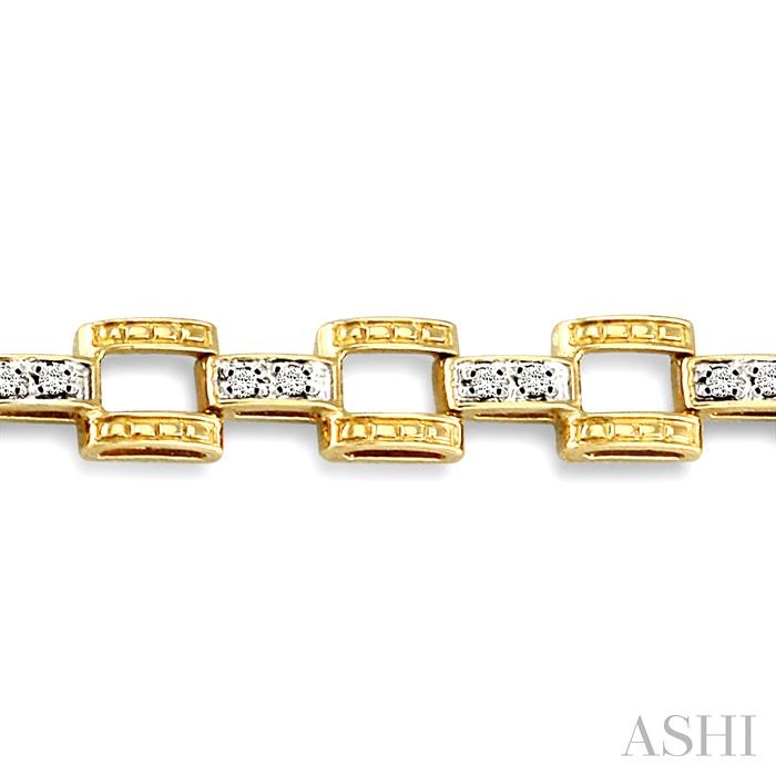 Bar Link Diamond Bracelet-3