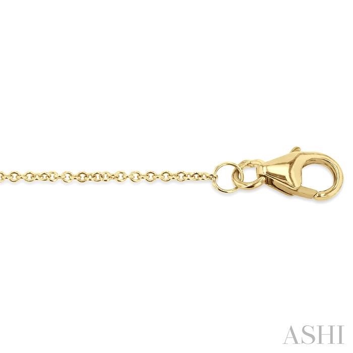 Evil Eye Gemstone & Petite Diamond Fashion Chain Bracelet-3