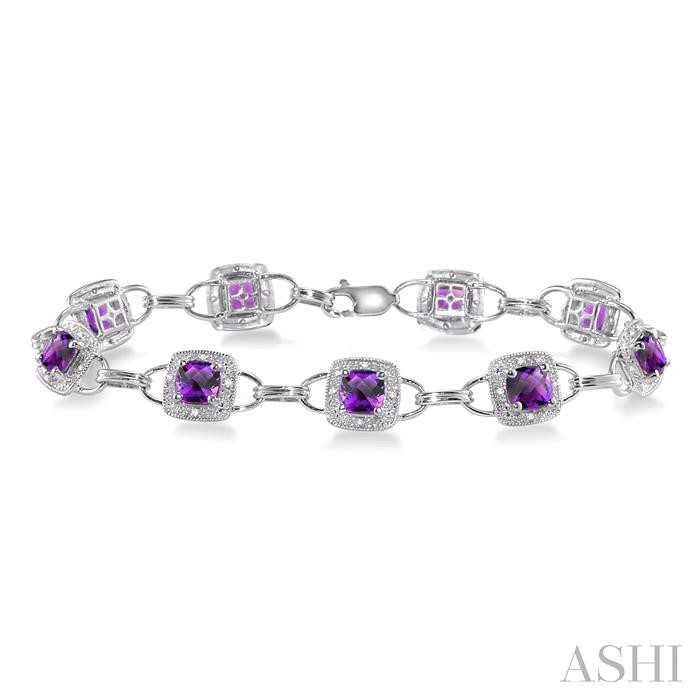 GEMSTONE & DIAMOND BRACELET