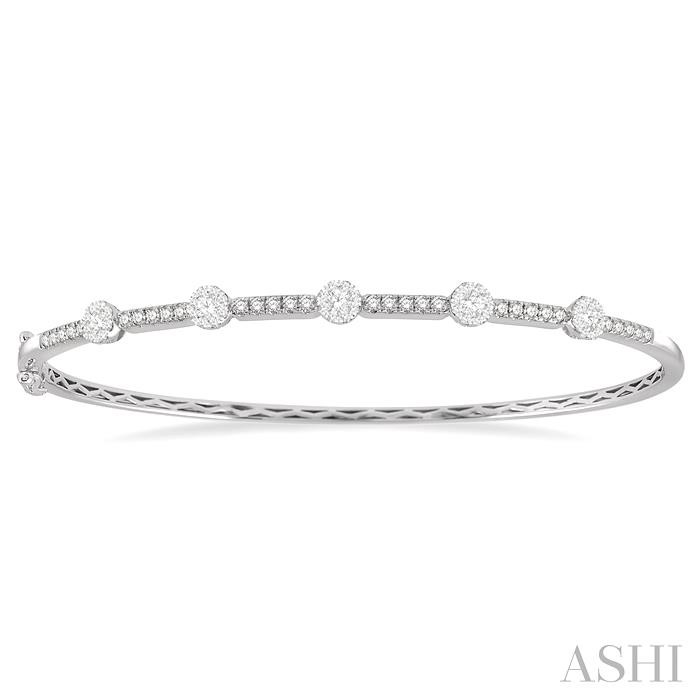 Stackable Lovebright Diamond Bangle-2