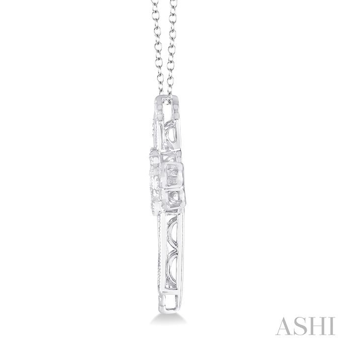 Silver Cross Emotion Diamond Fashion Pendant-2